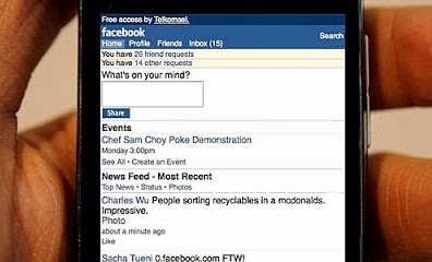 0.facebook inwi gratuit sur mobile